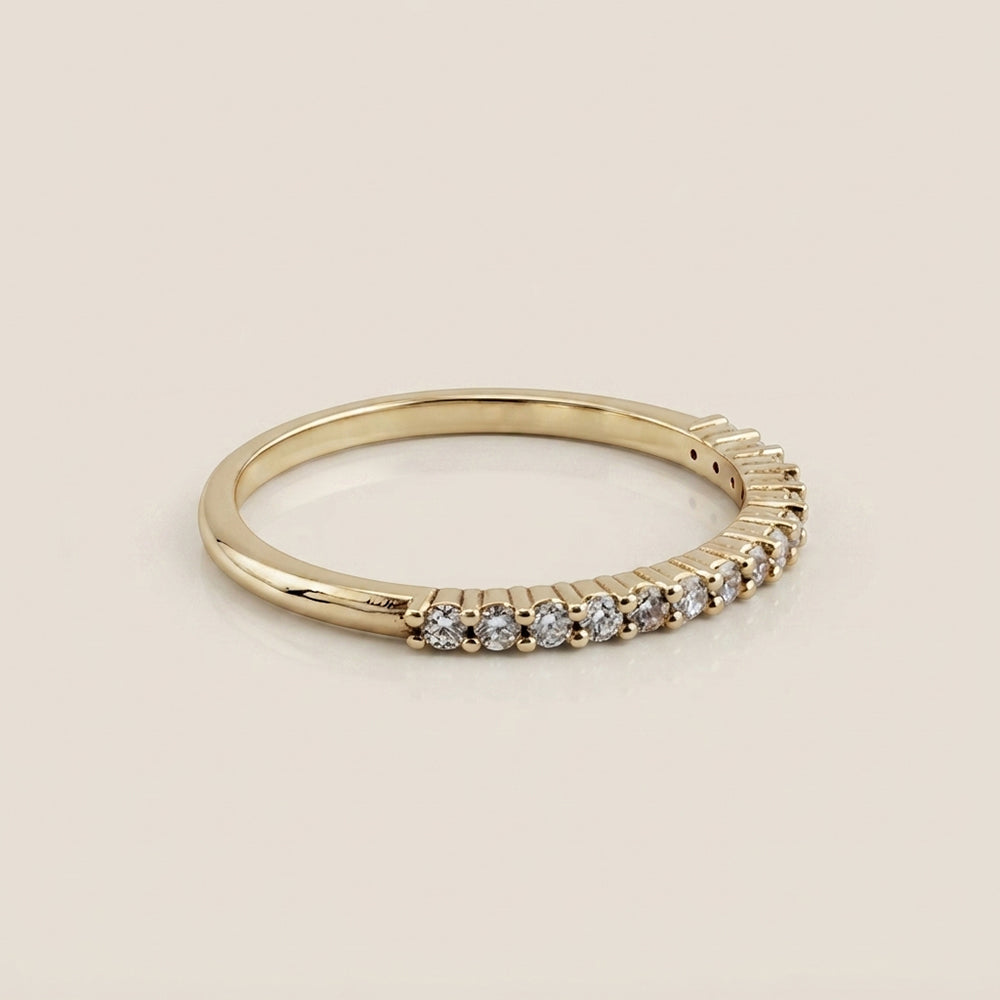 Churumbela Andrea con Diamantes en Oro Amarillo de 14K