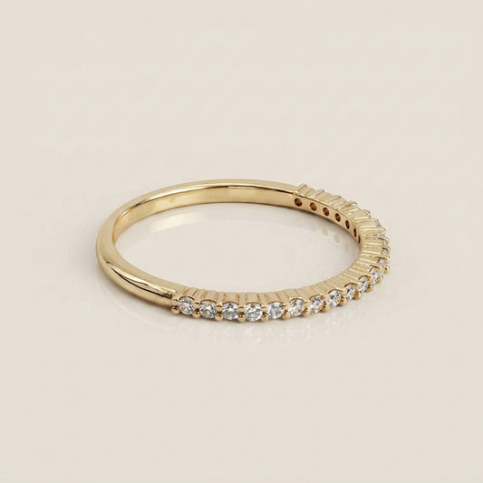Churumbela Andrea con Diamantes en Oro Amarillo de 14K