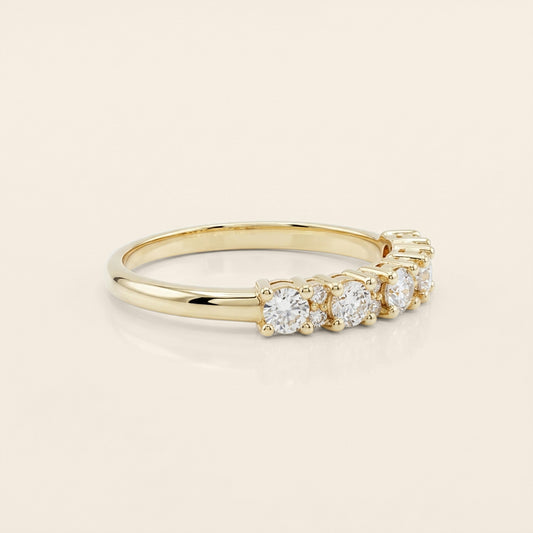 Churumbela Isabel con Diamantes en Oro Amarillo de 14K