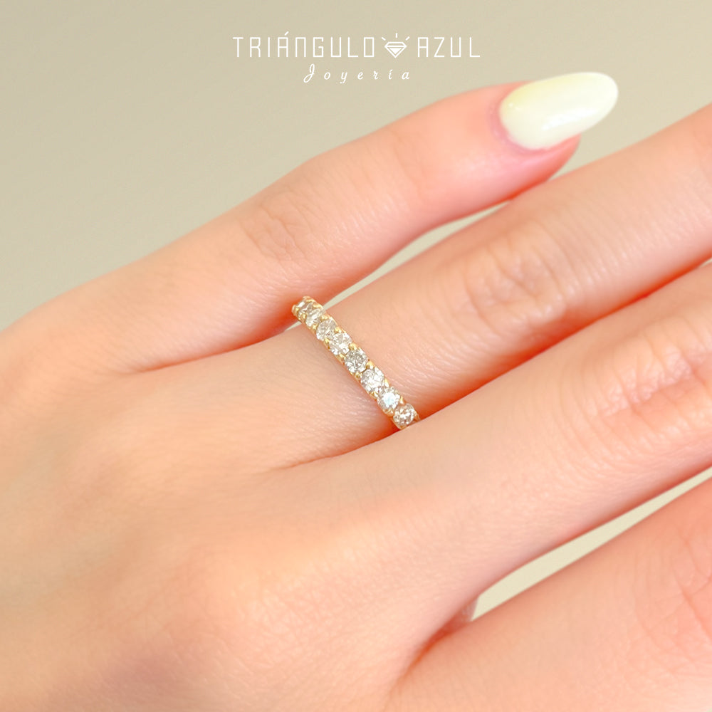 Churumbela Indu de Diamantes con 0.62 CTS Total en Oro Amarillo de 14K
