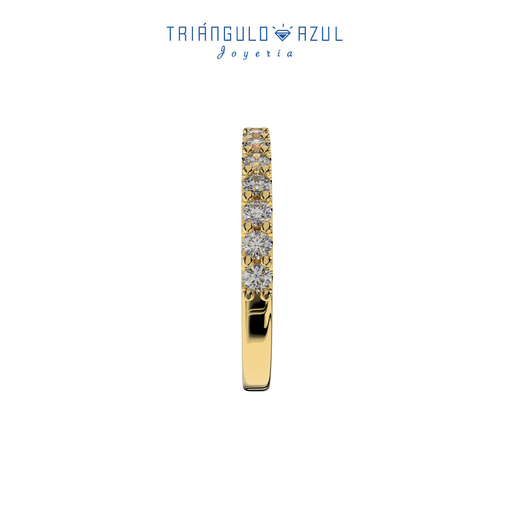 Churumbela Indu de Diamantes con 0.51 CTS Total en Oro Amarillo de 14K