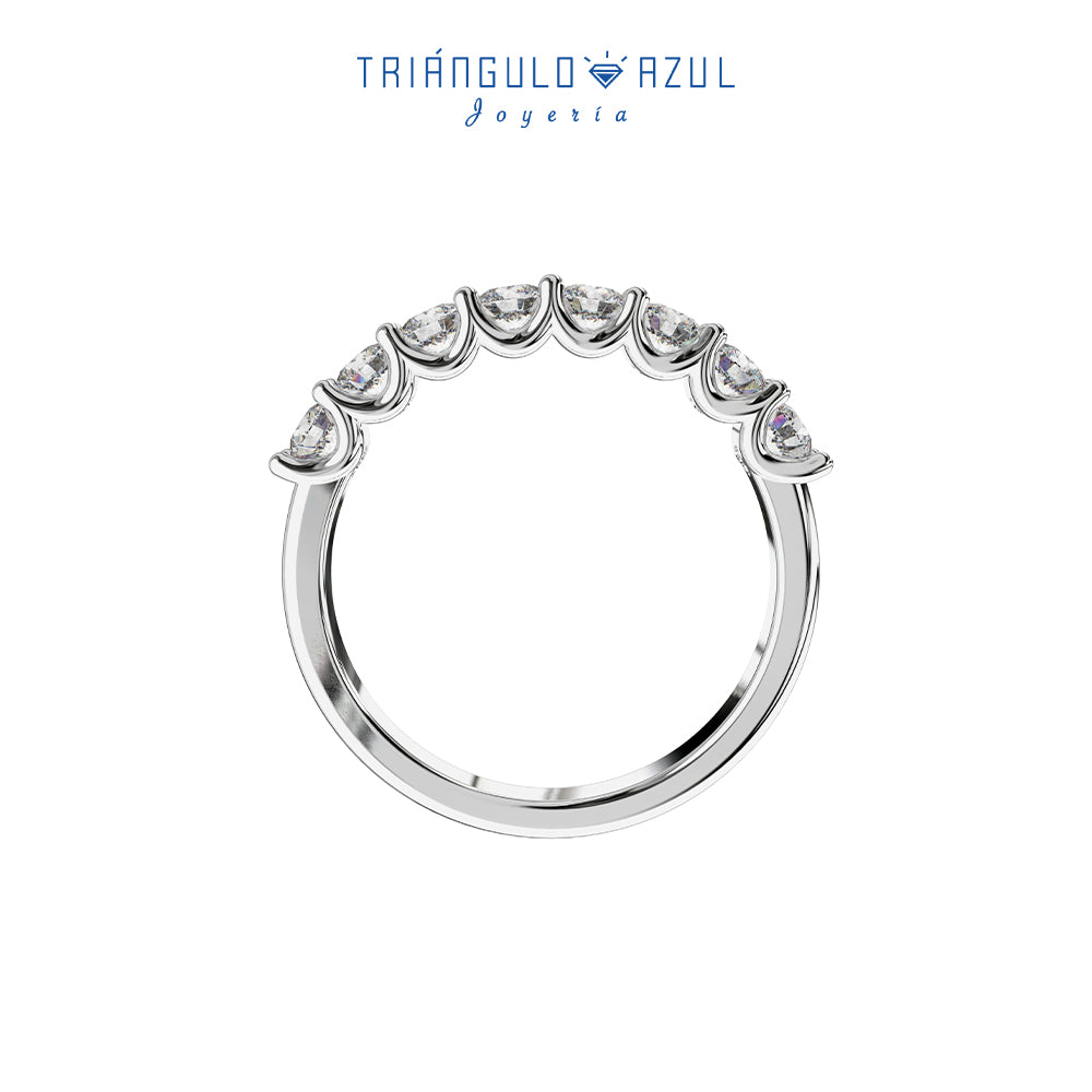 Churumbela de Diamantes 0.52CTS en Oro Blanco de 14K