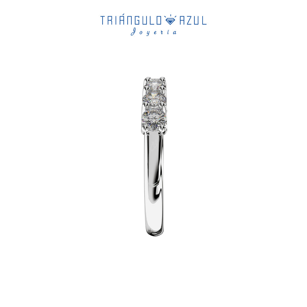 Churumbela de Diamantes 0.52CTS en Oro Blanco de 14K