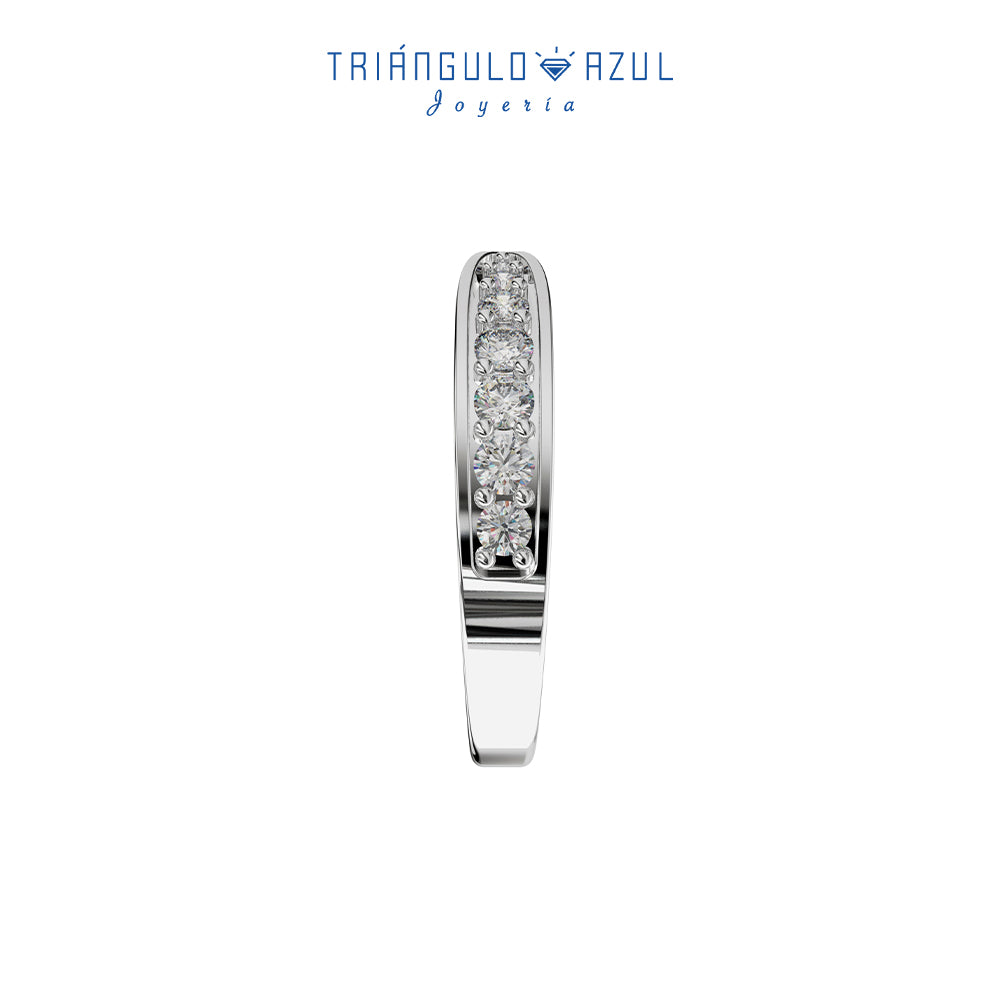 Churumbela Fit de Diamantes con 0.34 CTS en Oro Blanco de 14K