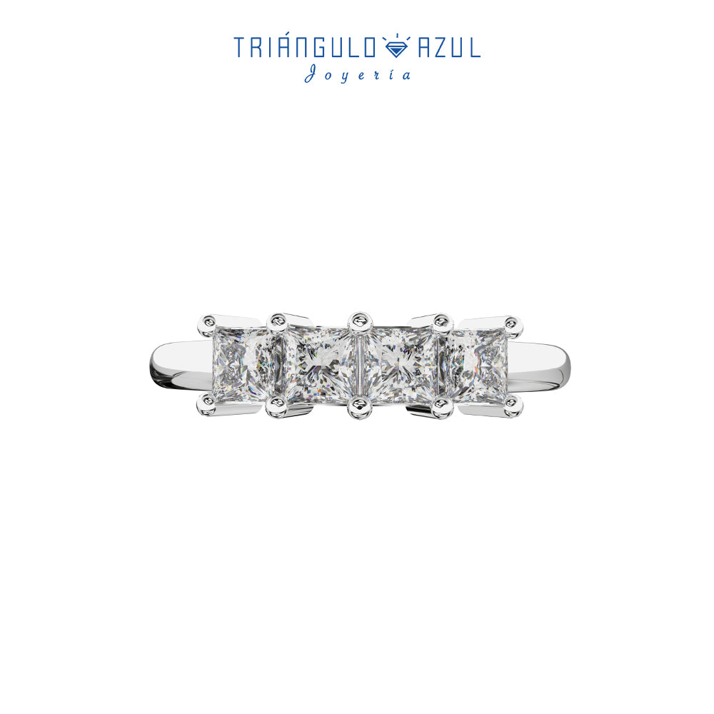 Churumbela de Diamantes 0.50 CTS en Oro Blanco de 14K