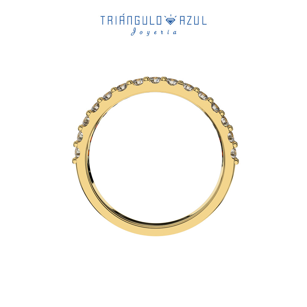 Churumbela Indu de Diamantes con 0.33 CTS Total en Oro Amarillo de 14K