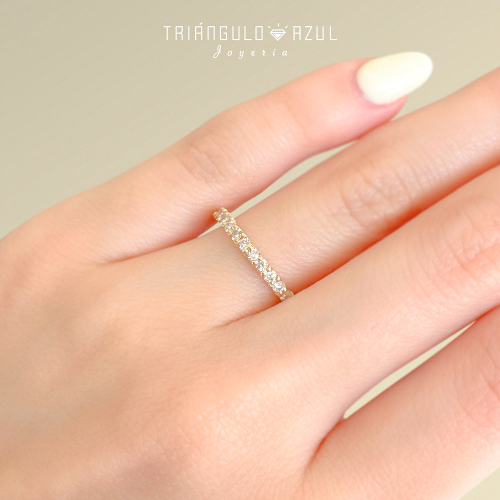 Churumbela Indu de Diamantes con 0.33 CTS Total en Oro Amarillo de 14K