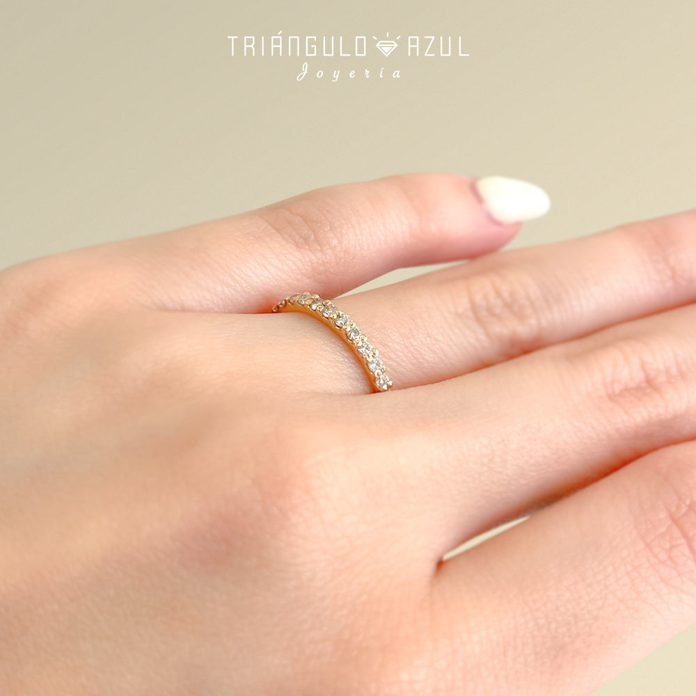 Churumbela Indu de Diamantes con 0.33 CTS Total en Oro Amarillo de 14K