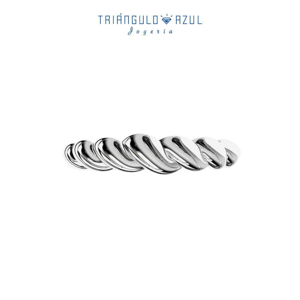 Anillo Brioche en Oro Blanco de 14K