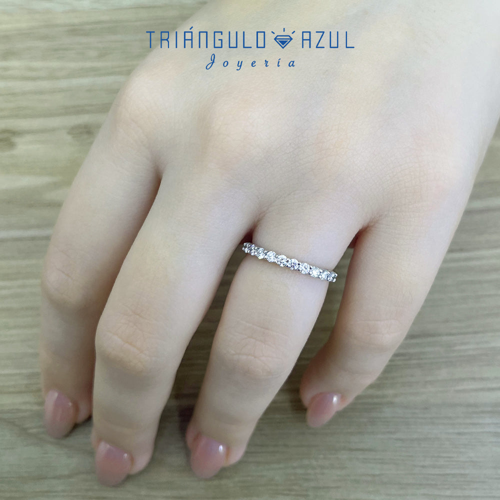 Churumbela Andrea de Diamantes 0.34CTS en Oro Blanco de 14K