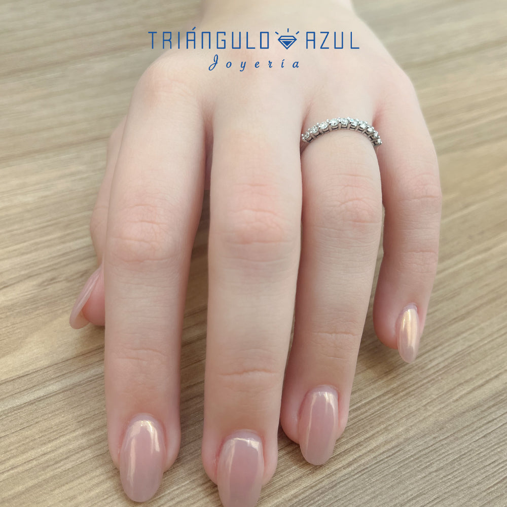 Churumbela Andrea de Diamantes 0.34CTS en Oro Blanco de 14K