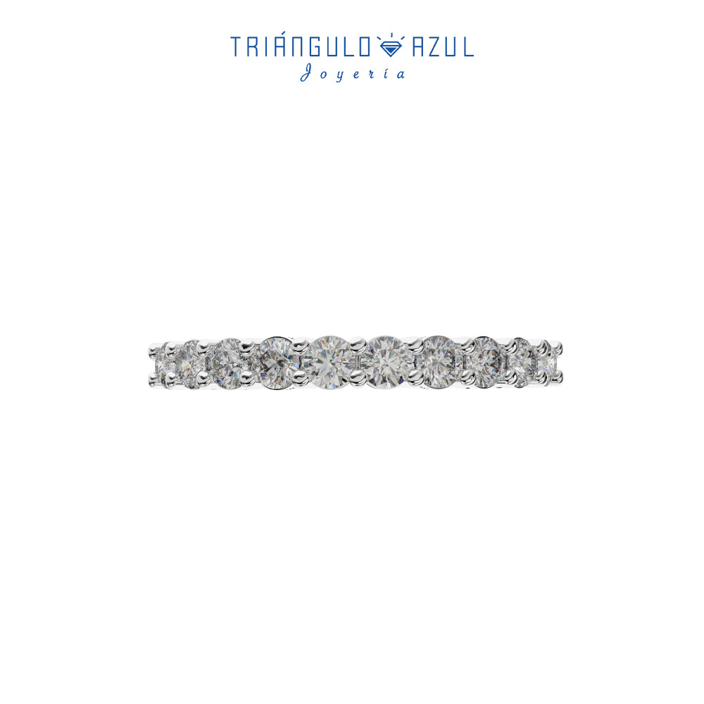 Churumbela Andrea de Diamantes 0.34CTS en Oro Blanco de 14K