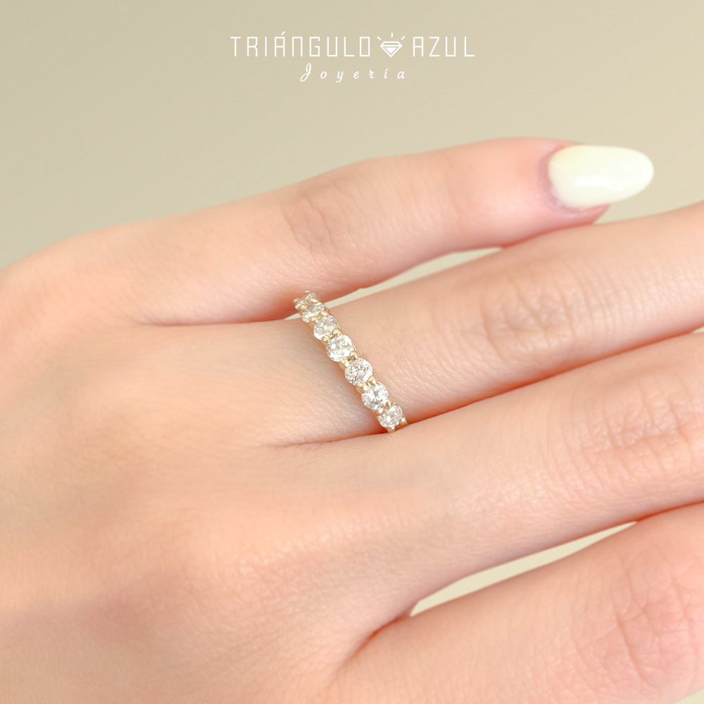 Churumbela Andrea de Diamantes con 0.52 CTS Total en Oro Amarillo de 10K