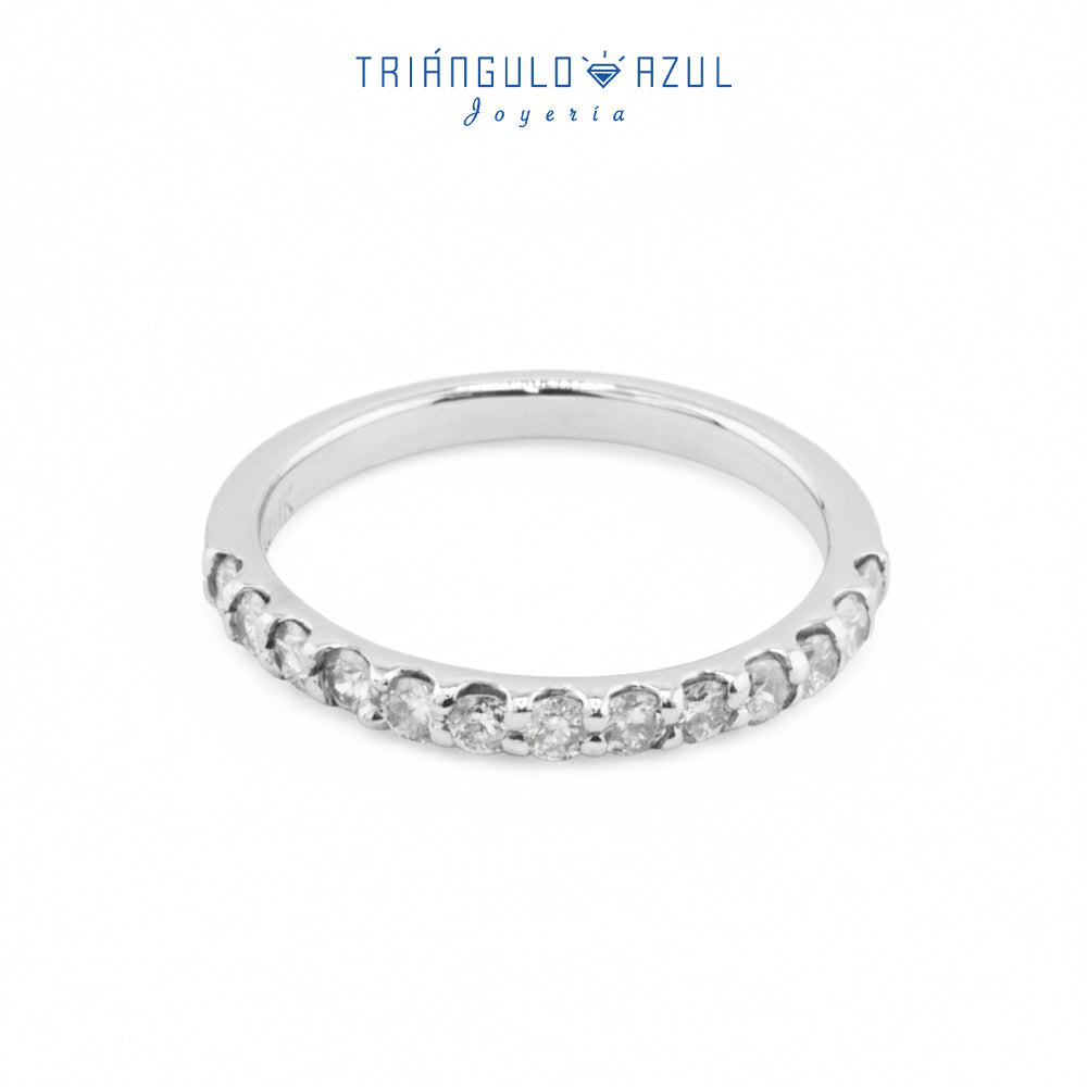 Churumbela Indu de Diamantes con 0.55 CTS Total en Oro Blanco de 14K