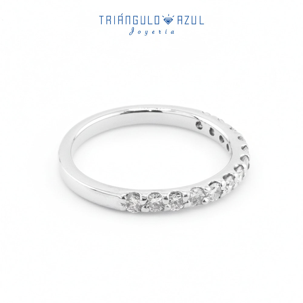Churumbela Indu de Diamantes con 0.55 CTS Total en Oro Blanco de 14K