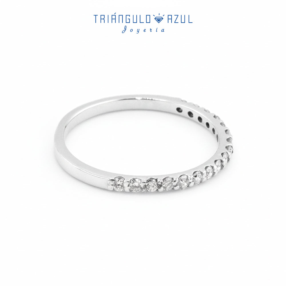 Churumbela Indu de Diamantes con 0.30 CTS Total en Oro Blanco de 14K