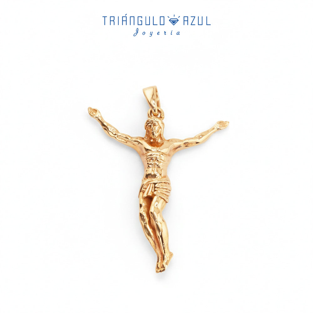 Dije Cristo Olímpico en Oro Amarillo de 18K