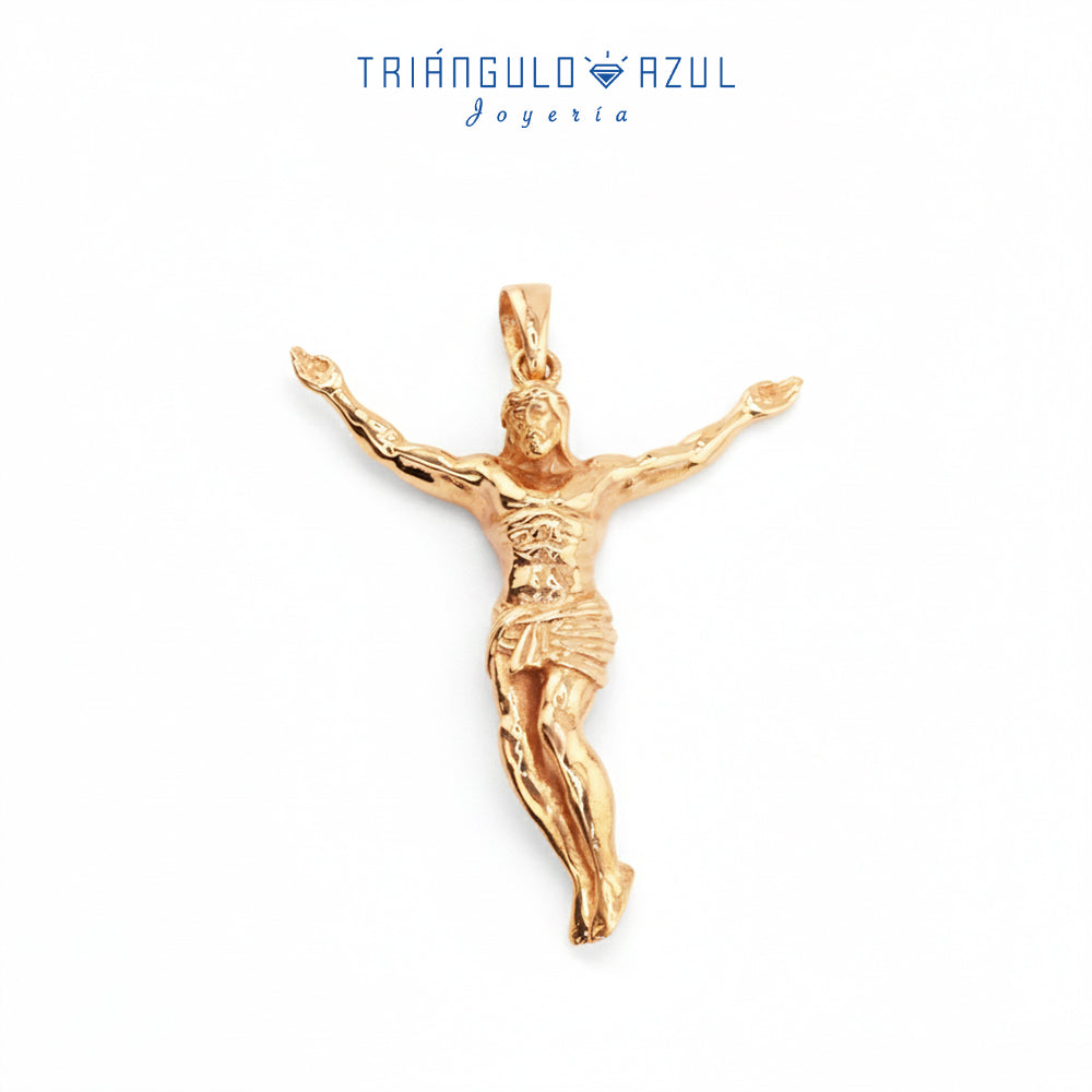 Dije Cristo Olímpico en Oro Amarillo de 14K