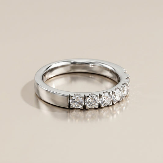 Churumbela Indu de Diamantes en Oro Blanco de 14K