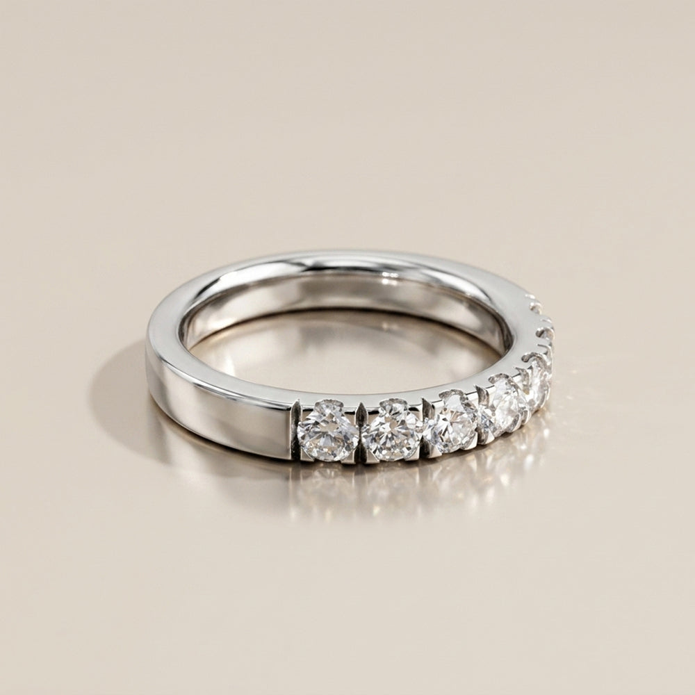 Churumbela Indu de Diamantes con 0.84 CTS Total en Oro Blanco de 14K