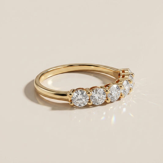Churumbela Andrea de Diamantes en Oro Amarillo de 14K