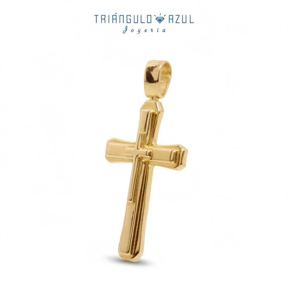 Dije Cruz en Oro Amarillo de 14K