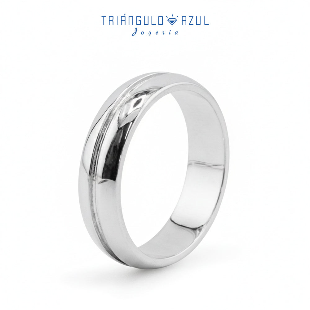 Argolla con 5.5 mm de Ancho en Plata