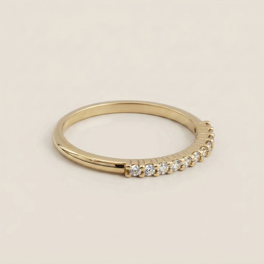 Churumbela Andrea con Diamantes en Oro Amarillo de 18K