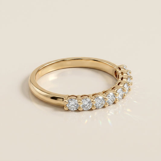 Churumbela Andrea de Diamantes en Oro Amarillo de 14K