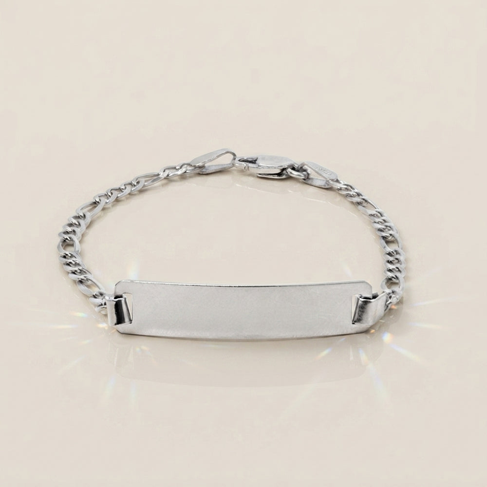 Esclava Clásica en Oro Blanco de 14K