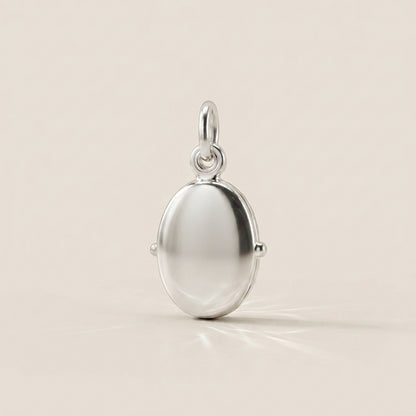 Dije Relicario en Oro Blanco 14K