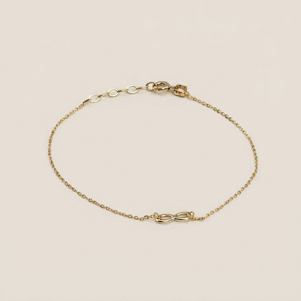 Pulsera Infinito en Oro Amarillo de 14K