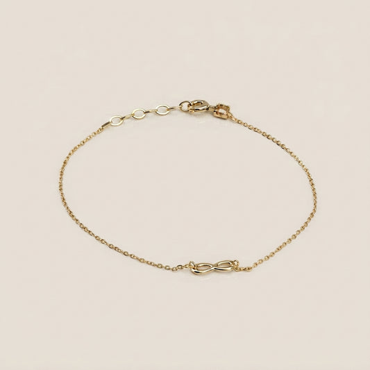 Pulsera Infinito en Oro Amarillo de 14K