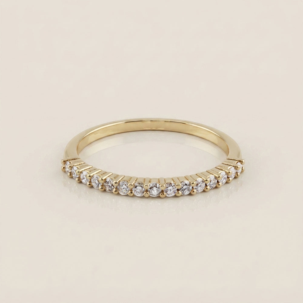 Churumbela Andrea con Diamantes en Oro Amarillo de 14K
