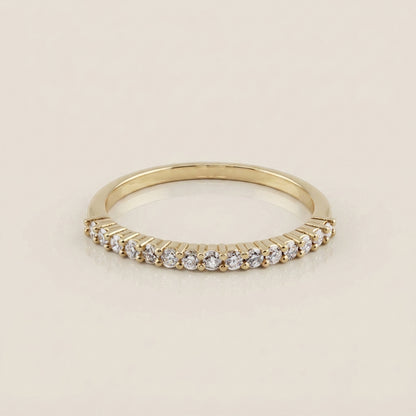 Churumbela Andrea con Diamantes en Oro Amarillo de 14K