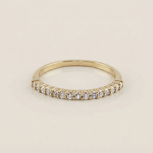Churumbela Andrea con Diamantes en Oro Amarillo de 14K