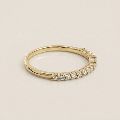 Churumbela Andrea con Diamantes en Oro Amarillo de 14K