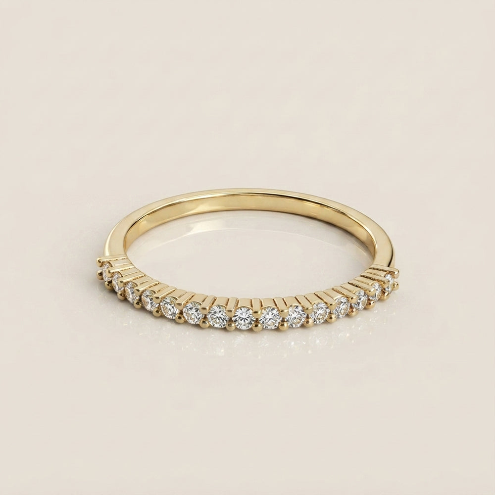 Churumbela Andrea con Diamantes en Oro Amarillo de 14K