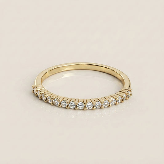 Churumbela Andrea con Diamantes en Oro Amarillo de 14K
