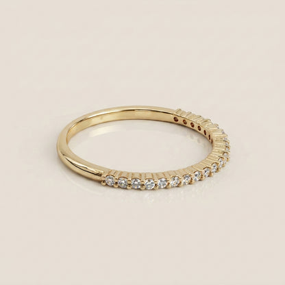 Churumbela Andrea con Diamantes en Oro Amarillo de 14K