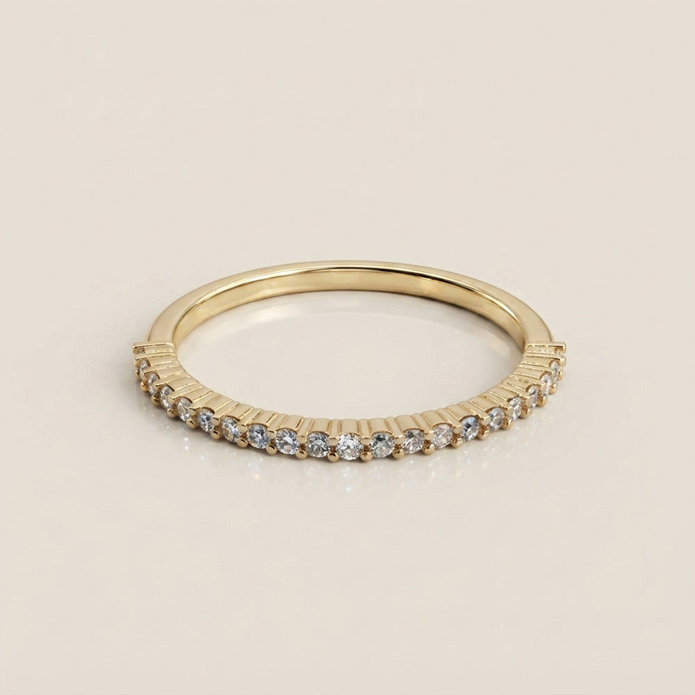 Churumbela Andrea con Diamantes en Oro Amarillo de 14K