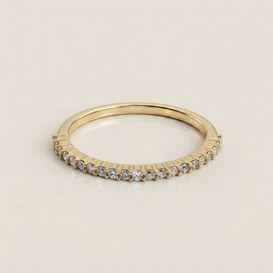 Churumbela Andrea con Diamantes en Oro Amarillo de 14K