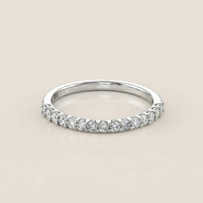 Churumbela Domo con Diamantes en Oro Blanco de 14K