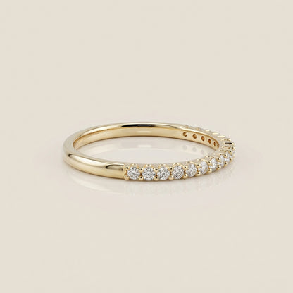 Churumbela Domo con Diamantes en Oro Amarillo de 14K