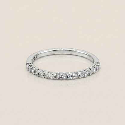 Churumbela Domo con Diamantes en Oro Blanco de 14K