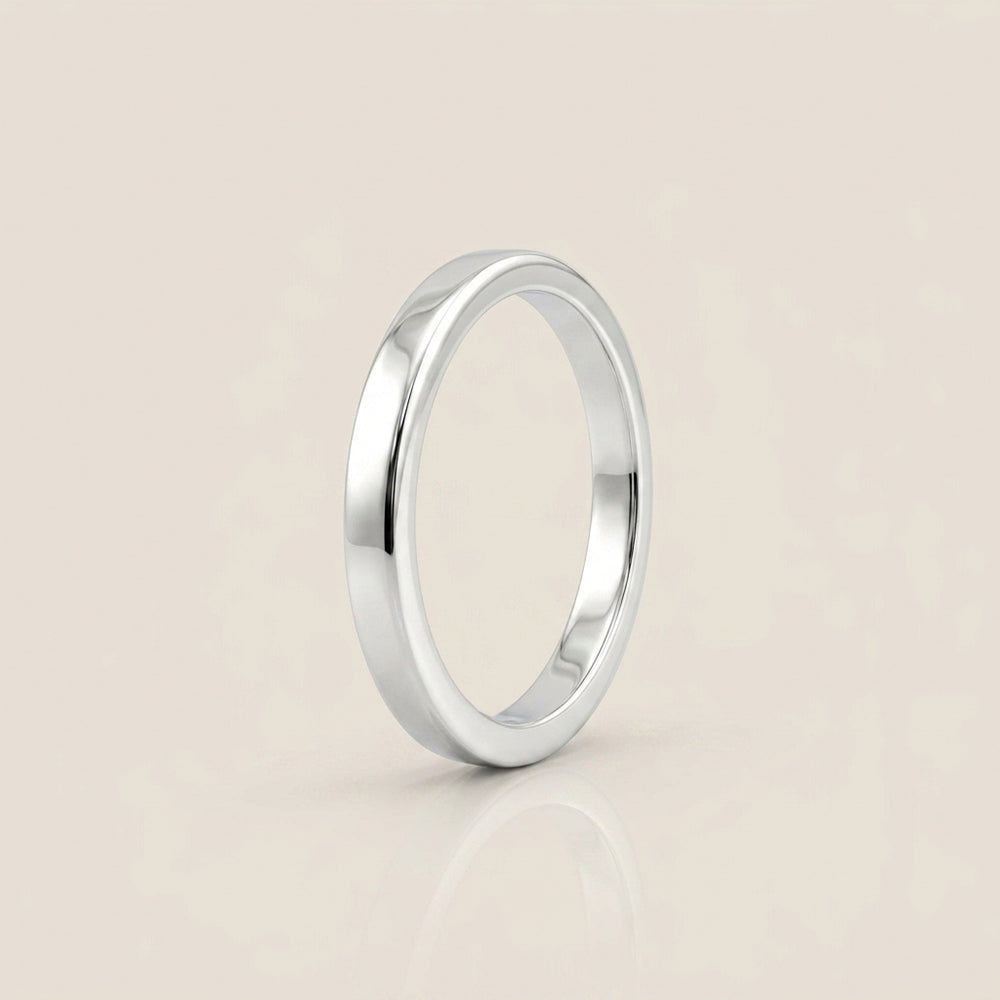 Argolla Individual Plana 2.5 mm en Oro de 18K