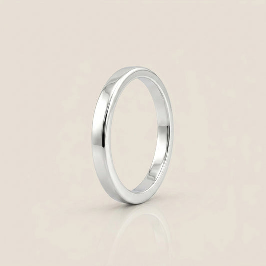 Argolla Individual Plana 2.5 mm en Oro de 18K