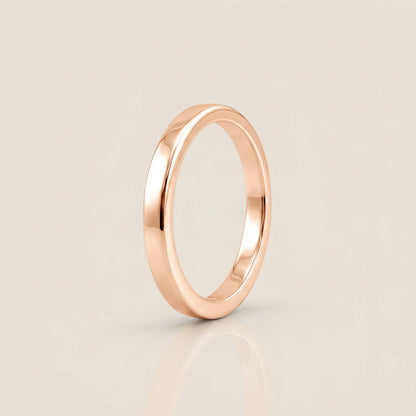 Argolla Individual Plana 2.5 mm en Oro de 10K