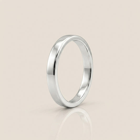 Argolla Individual Plana 3 mm en Oro de 18K