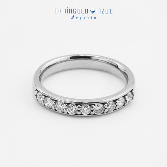 Churumbela de Diamantes con 0.39 CTS Total en Oro Blanco de 14K